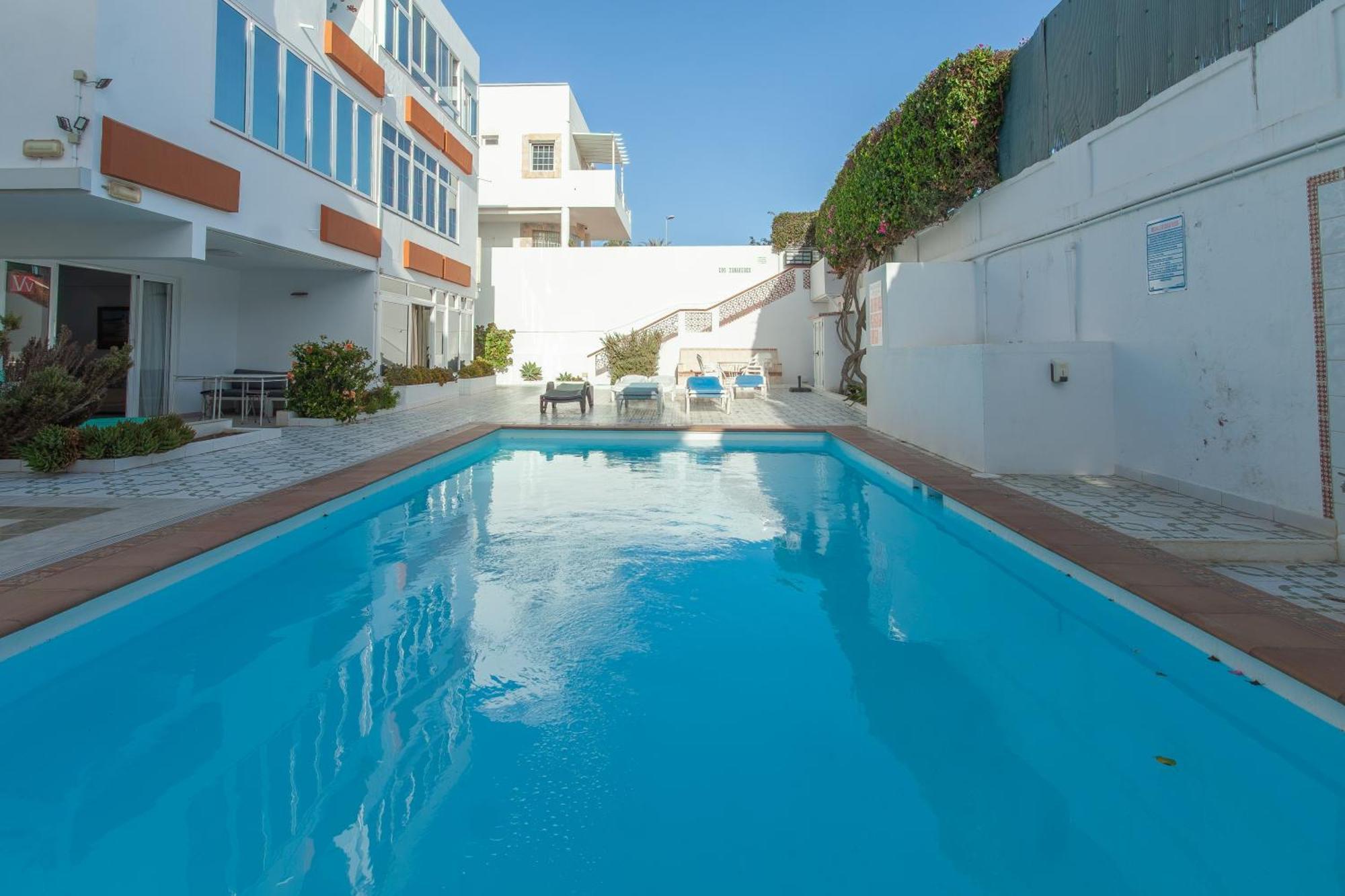 Apartamento Con Terraza Y Piscina En Playa Del Ing 플라야 델 잉글스 외부 사진