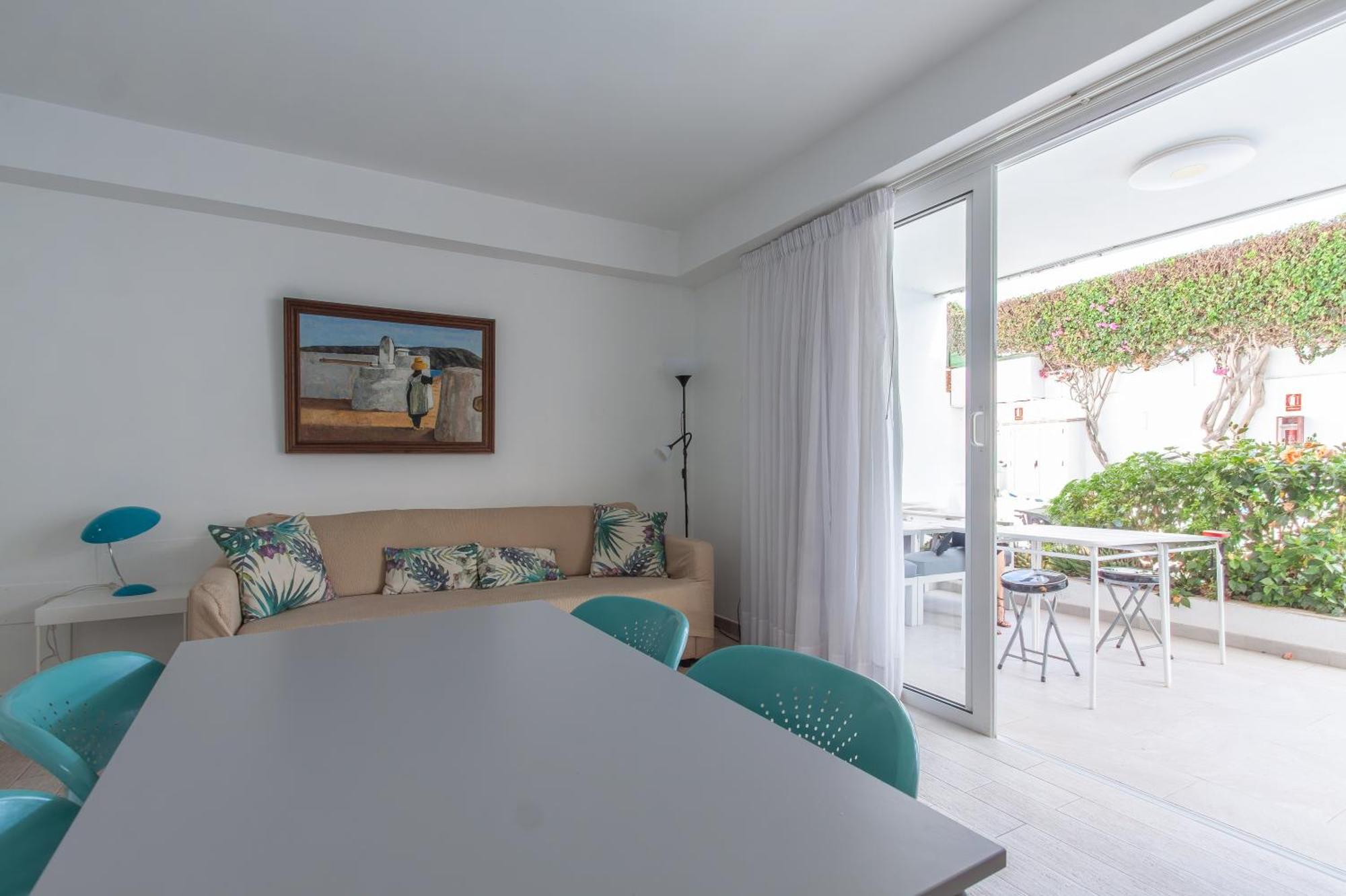 Apartamento Con Terraza Y Piscina En Playa Del Ing 플라야 델 잉글스 외부 사진