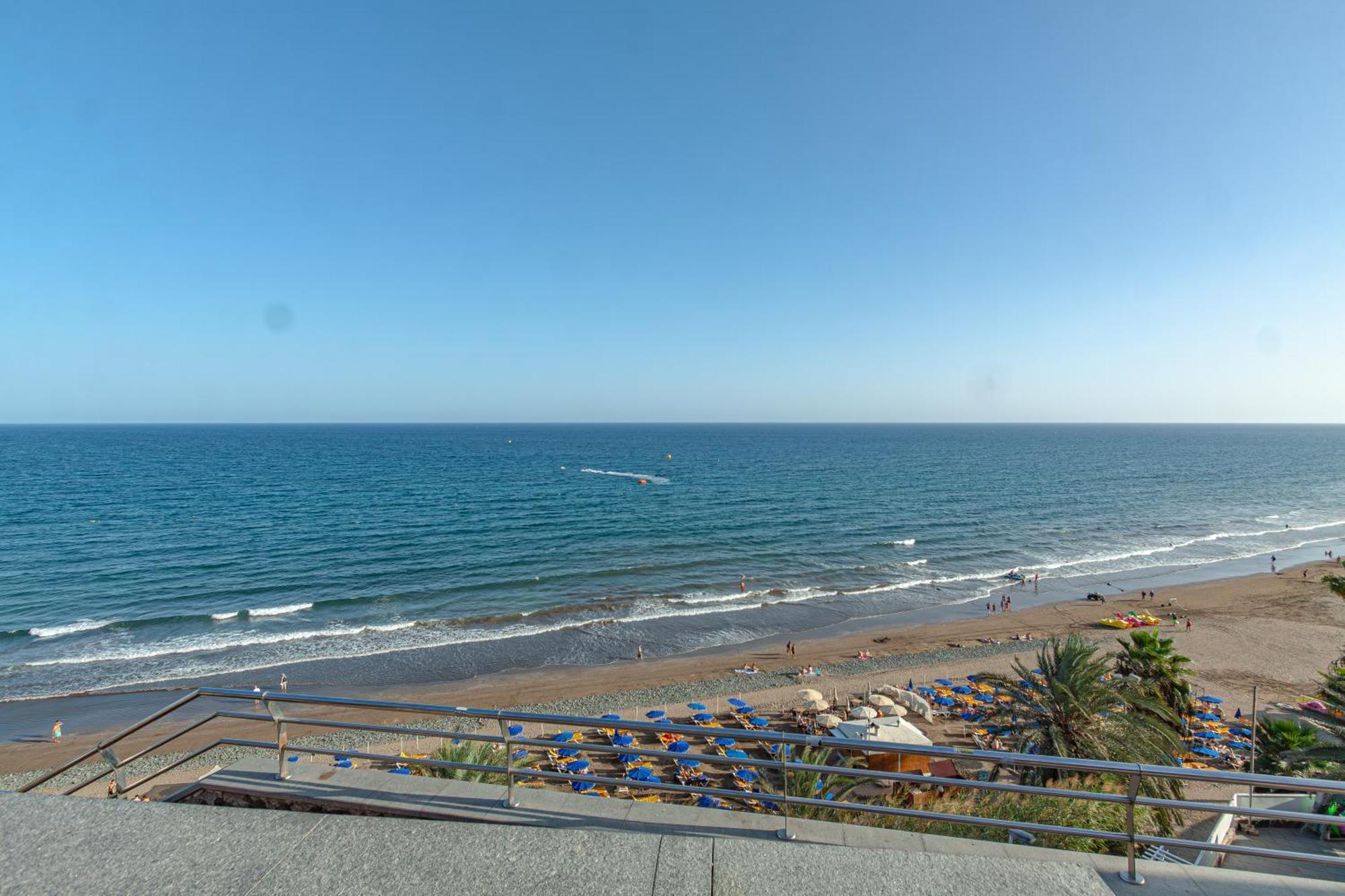 Apartamento Con Terraza Y Piscina En Playa Del Ing 플라야 델 잉글스 외부 사진